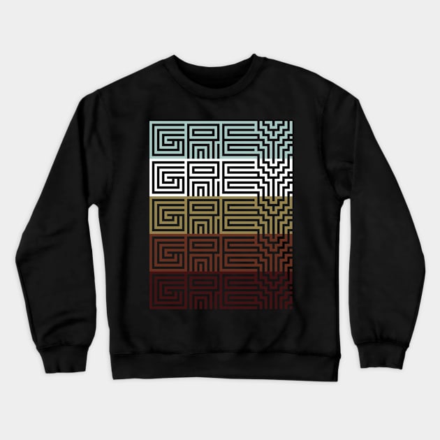 Grey Crewneck Sweatshirt by thinkBig